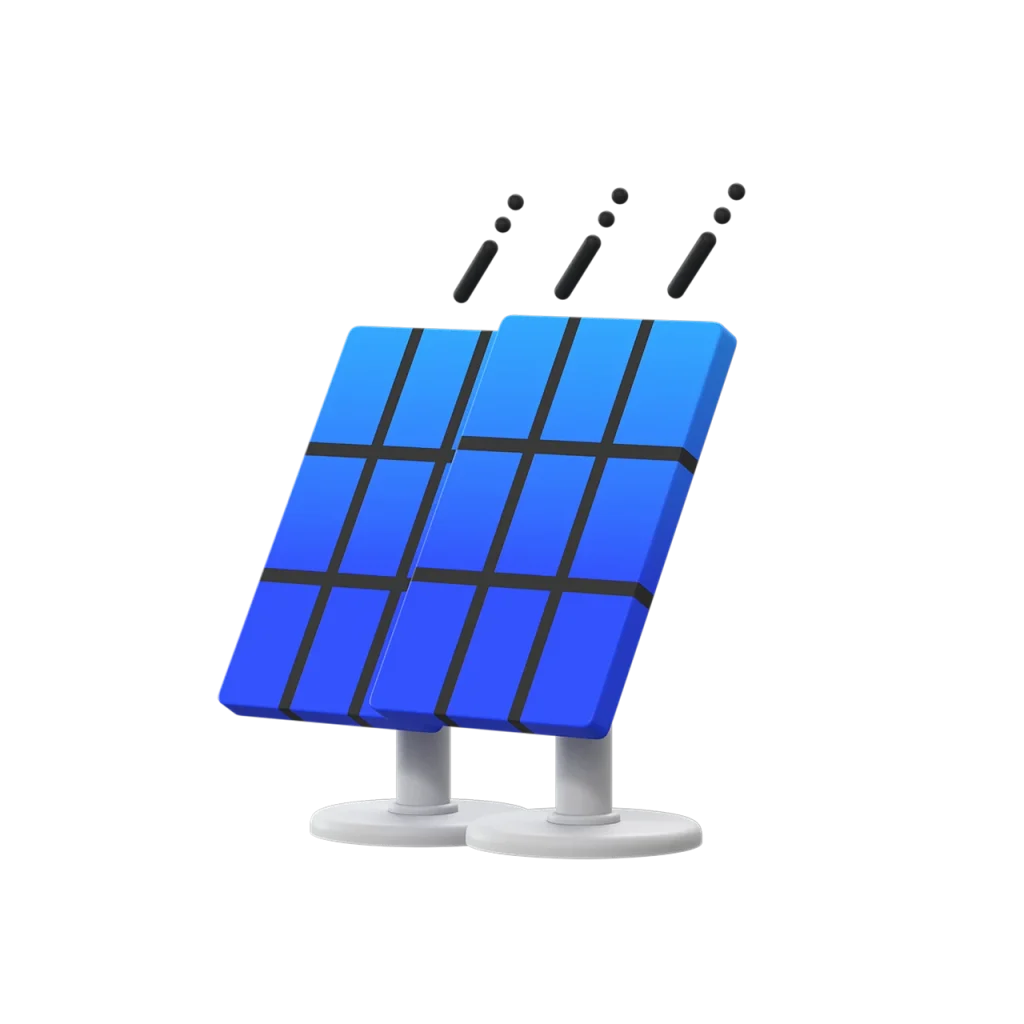 Solar panels installed on a rooftop for a residential photovoltaic system in Egypt